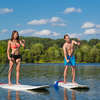 Young attractive couple on stand up paddle board.jpg