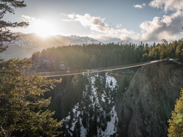 One Trail Walk Takes You Across the 2 Highest New Suspension Bridges