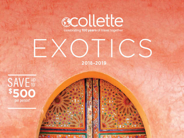 Save up to $500 on a Collette Exotic tour