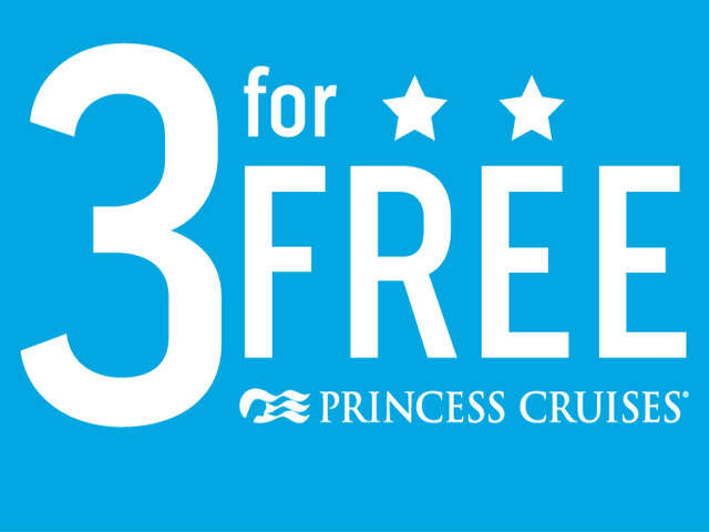 Princess Cruises 3 For FREE Sale
