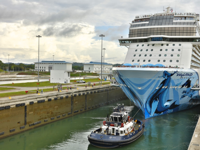 Picture This: The Largest Cruise Ship Ever to Transit the Panama Canal